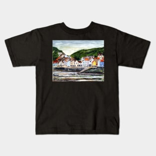 Staithes, North Yorkshire Kids T-Shirt